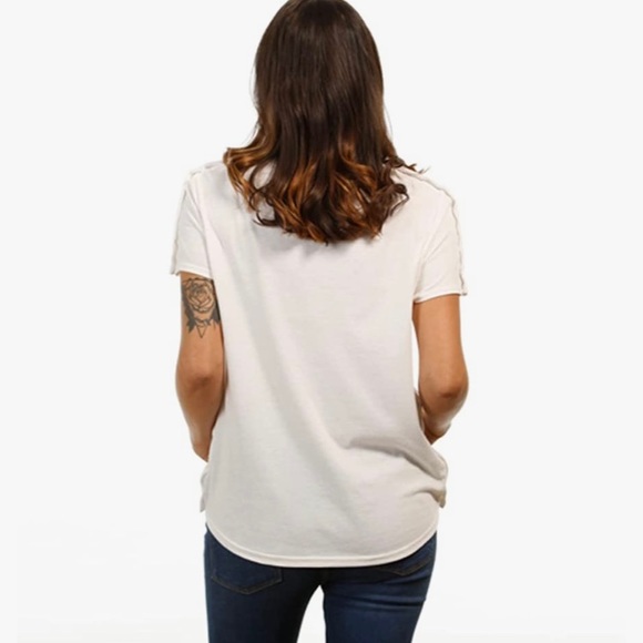 MAI Post Surgery Shirts | Chemo Clothing | Women Short Sleeve Shirt Easy Snaps - Picture 4 of 6